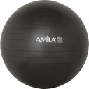 Μπάλα Γυμναστικής Amila Gymball 55cm Μαύρη