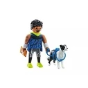 Playmobil My Life 71740 Jogger with Border Collie
