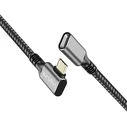 Καλώδιο USB Logilink USB3.2 Gen2 Type-C to USB-C/F, PD, AV, 0.5m