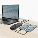 USB Hub Logilink USB3.2 Gen1 7 port on/off switch Black
