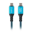 Καλώδιο USB Lanberg USB-C M/M USB4 1.5M 240W 60HZ black and blue