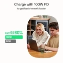 Καλώδιο USB Green Cell USB-C PowerStream 100W braid 1,2m Green