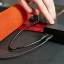 Καλώδιο USB Green Cell USB-C PowerFlex 100W silicone 1.2m Black