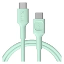 Καλώδιο USB Green Cell USB-C PowerFlex 100W silicone 1.2m Green