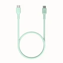Καλώδιο USB Green Cell USB-C PowerFlex 100W silicone 1.2m Green