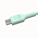 Καλώδιο USB Green Cell USB-C PowerFlex 100W silicone 1.2m Green