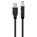 Καλώδιο USB Goobay 3.0 SuperSpeed σε USB Type B 96119, 5m, μαύρο