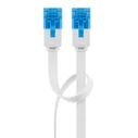 GOOBAY καλώδιο δικτύου Cat6a U/UTP flat 1m λευκό (96314)
