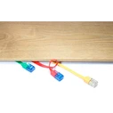 GOOBAY καλώδιο δικτύου Cat6a U/UTP flat 1m λευκό (96314)