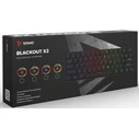 Gaming Πληκτρολόγιο Savio Mechanical Blackout X2 OUTEMU Brown, Hot Swap