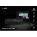 Gaming Πληκτρολόγιο Savio Blackout X2 PEACH