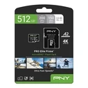 Κάρτα Μνήμης microSDXC 512GB PNY Elite Prime + Adapter SD