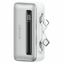 Power Bank Usams 4500mAh 20W USB-C/Lightning silver