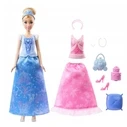 Κούκλα Mattel Lalka Disney Princess Historia Cinderella 2w1