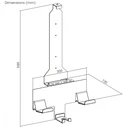 Βάση Maclean Wall mount stand for Playstation 5, RS181