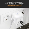 Πολύπριζο Qoltec Power cube 6in1 extension cord 3xAC USB