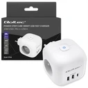 Πολύπριζο Qoltec Power cube 6in1 extension cord 3xAC USB