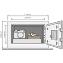 Χρηματοκιβώτιο Yale Basic safe YEC compact with alarm