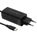 Φορτιστής Πρίζας Qoltec 65W GaN 5V 20V 3A 3.25A USB-C 3.1