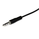 Καλώδιο Επέκτασης Jack (3,5 mm) Startech MU1MMFS Μαύρο 1 m