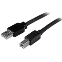 Καλώδιο USB Startech USB2HAB50AC Μαύρο Αλουμίνιο