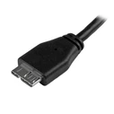 Καλώδιο USB σε Micro USB Startech USB3AUB15CMS Μαύρο