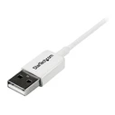 Καλώδιο USB σε Micro USB Startech USBPAUB1MW Λευκό