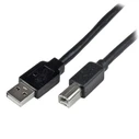Καλώδιο USB A σε USB B Startech USB2HAB65AC Μαύρο