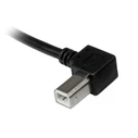 Καλώδιο USB A σε USB B Startech USBAB2ML Μαύρο