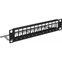 Patch Panel Για Καμπίνα Δικτύου EFB 10" 1U for 12 x Keystone, black
