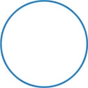 Χούλα-Χουπ AMILA HQ 70cm Φ19mm 280gr - Μπλε