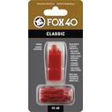 Σφυρίχτρα Fox40 Classic Safety Κόκκινη με Κορδόνι