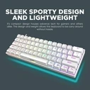 Gaming Πληκτρολόγιο Armaggeddon Mechanical Mka-1C Nex White Tactile Brown Switch