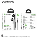 Handsfree Ακουστικά Lamtech Stereo 3,5mm JACK Black