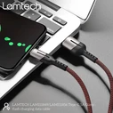 Καλώδιo USB Lamtech USB Type-C Data 5A 1,2M Black