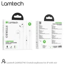 Handsfree Ακουστικά Lamtech Lightning With Microphone WHITE