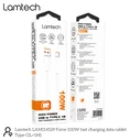Καλώδιο USB-C Lamtech High Power 1m 100w White