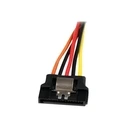 Καλώδιο StarTech.com SATA Y-Power Adapter Cable with Locking Clip 15cm - S-ATA Y Splitter Power Cable M / F