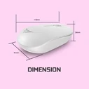 Ποντίκι Ασύρματο Alcatroz AIRMOUSE V WHITE 1200DPI