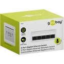 Goobay Gigabit Ethernet Switch 5 Θυρών 64563 - Λευκό