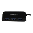 USB Hub StarTech 4 Port USB 3.0 SuperSpeed Black
