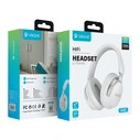Headphones Celebrat A40, ασύρματα & ενσύρματα, 40mm, 250mAh, Λευκά