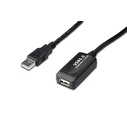 Καλώδιo USB Digitus 2.0 15m A Black