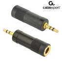 Αντάπτορας 6,35mm Cablexpert Female to 3,5mm Male Audio
