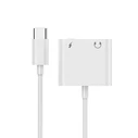 Αντάπτορας USB Cablexpert USB-C PLUG to Stereo 3.5MM AUDIO with EXTRA SOCKET White