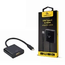 Αντάπτορας USB Cablexpert Type-C to HDMI 4K@30HZ 15CM Black