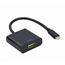 Αντάπτορας USB Cablexpert Type-C to HDMI 4K@30HZ 15CM Black