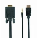 Καλώδιο HDMI Cablexpert to VGA and Single PORT 3M Black