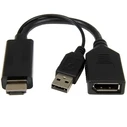 Αντάπτορας HDMI Cablexpert ACTIVE 4K to DisplayPort Black