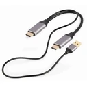 Καλώδιo DisplayPort Cablexpert 4K HDMI Male 2M Black